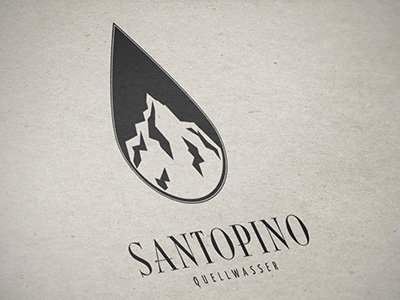 Santopino - Spring Water branding