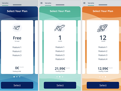 Pricing plan mobile