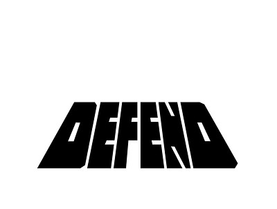 Defend Logo branding design graphic design logo logo design logodesign vector wordmark