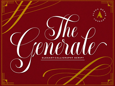 The Generale Calligraphy 3d animation branding graphic design logo motion graphics ui