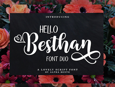Hello Besthan Font DUO 3d animation branding graphic design logo motion graphics ui