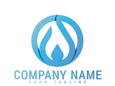 Company Name Logo Concept branding company design graphic design illustration logo name vector