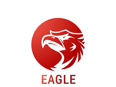 EAGLE Logo animals branding design eagle graphic design illustration logo red