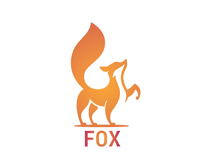 FOX Logo animals branding design fox graphic design illustration logo