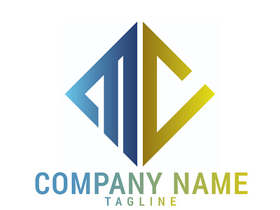 MC Logo branding design graphic design illustration logo mc name vector