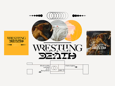 Wrestling Death art branding brandingdesigner design layout logo logodesigner logotype print type type art typedesign typeface typography