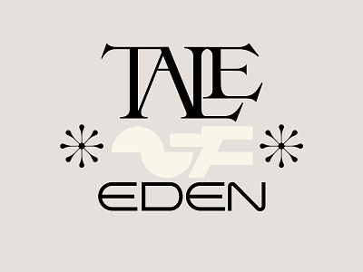 Tale of Eden branding design identity kenneth vanoverbeke kenneth vanoverbeke typography lettering logo logotype sketch type type design typedesign typeface uwabaki wordmark