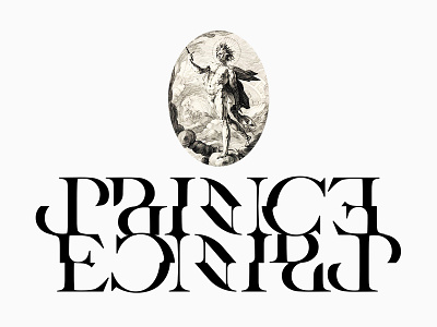 Prince branding daily design illustration logo logotype print sketch type typeface typography