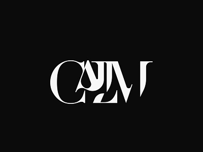 CALM branding daily design illustration lettering logo logotype minimal print sketch type typeface typography