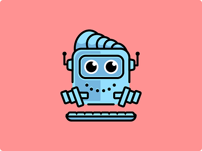 Pressley logo ai artificial intelligence bot icon logo logomark pressley robot