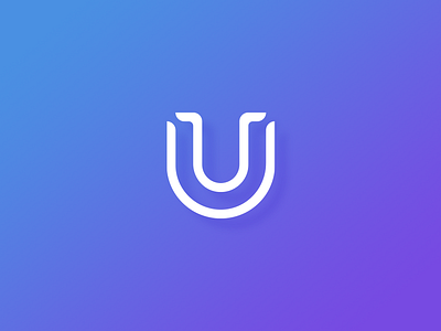 Uelco > Logomark blue logo concept logo design logomark u