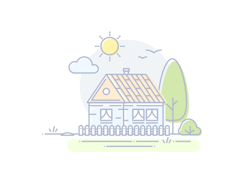 Pressly house sun