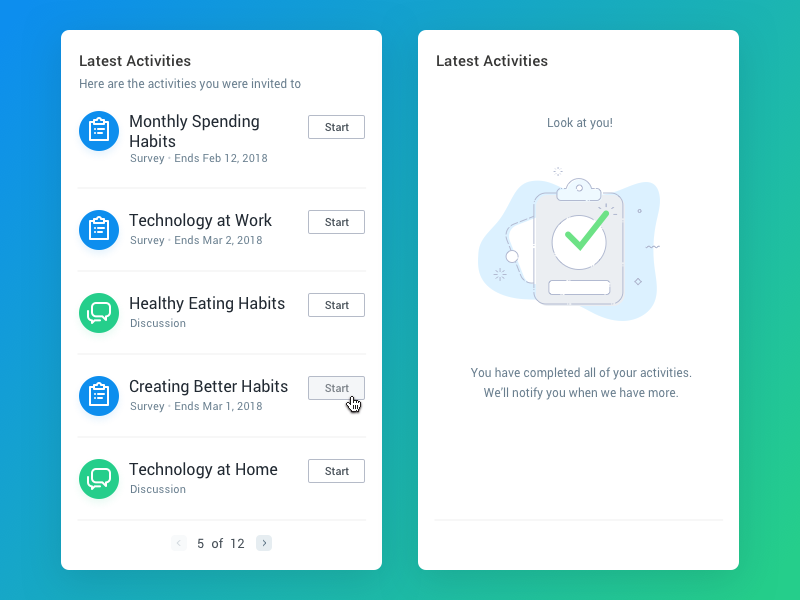 Activities list mobile survey icon document clipboard pencil illustration activity