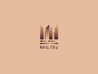 King City app crown design logo mark minimal royal website