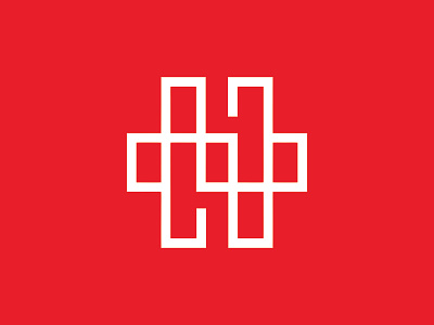 H Logotype app art black design illustration logo mark minimal monogram vector