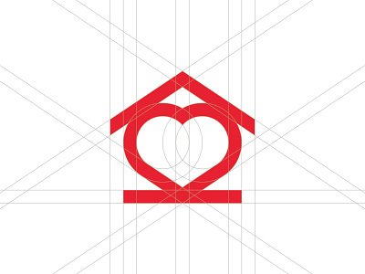 Home Love black branding design gradient illustration logo mark minimal monogram vector