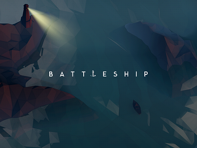 BattleShip Lowpoly 3d battleship cinema4d game island low poly lowpoly model ocean render sea seascape