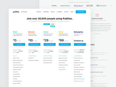 Publitas Pricing Page