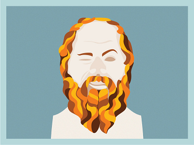 Socrates Beard beard philosophy socrates statue wink