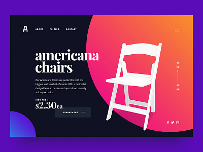 Take A Seat design products sales ui ux web web design webdesign