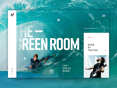 Magazine Concept articles digital magazine music surf ui web web design webdesign