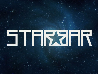 Starbar Logotype brand logotype typography