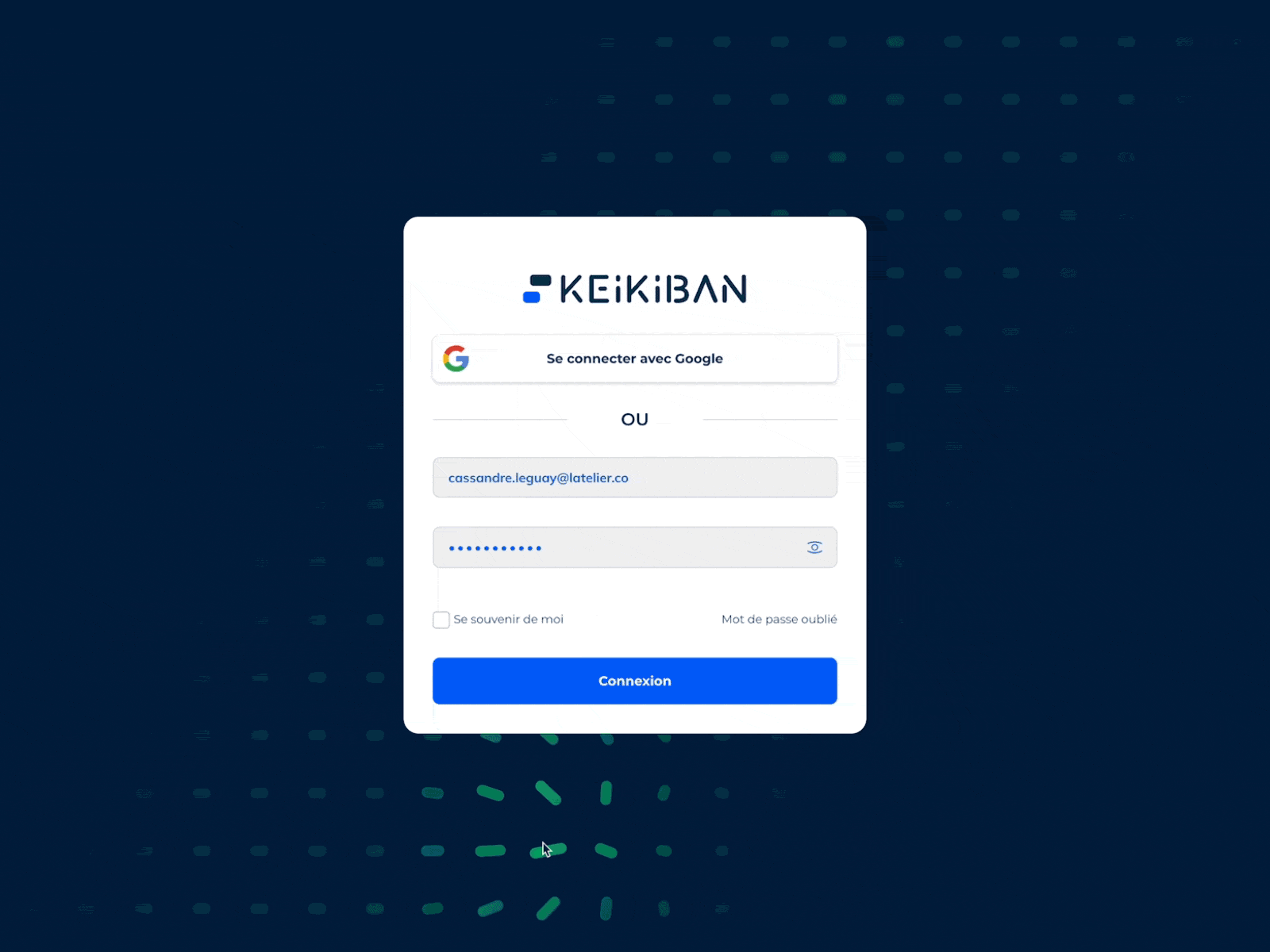 Keikiban - Login animation app app design blue branding creative design illustration login logo ui ux