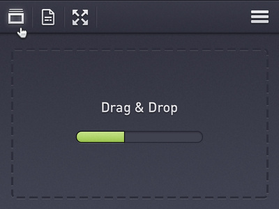 Drag & Drop User Interface by Yummygum - Dribbble