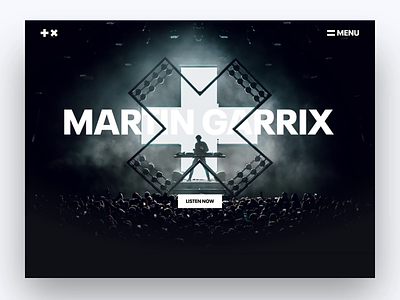Official Martin Garrix website artist artist website dance dark website deejay design dj edm header martin garrix music parallax producer ui website