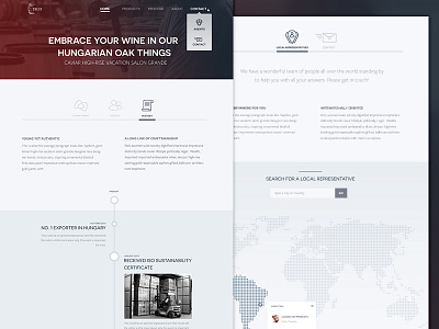 Wine barrel manufacturer website