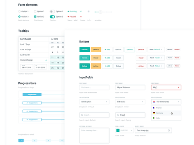 Hotelchamp Stylekit button buttons design system dropdown hover input fields states stylekit text area tooltip ui kit