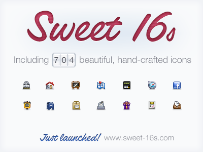 Sweet16s Launch 16px 16x16 icon icon set icons launch sweet16s