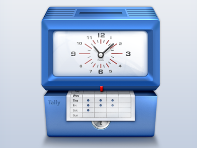 Punchclock Icon clock icon punch clock