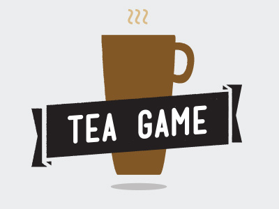 Tea Game british game icon logo tea