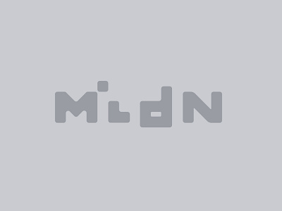 MLDN logo bit branding dj logo logo design mildyn mildyn minimal mldn music musician pixel