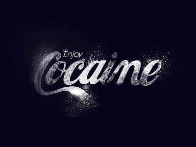 Cocaine logo cocaine coke drugs dust logo powder