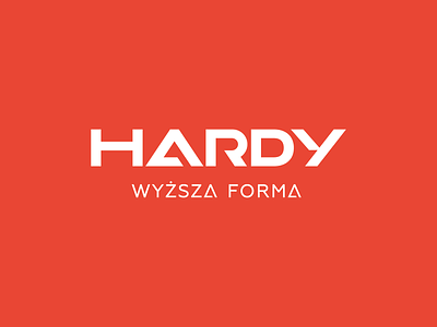 Hardy. The highest form branding gym hard hardy high form logo logo design logotype red sport sports logo
