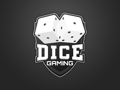Dice-Gaming Logo dice gaming logo team