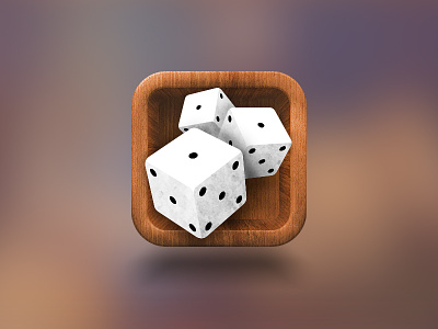 App Icon - Daily UI #005 3d app daily ui dice icon ui ux wood