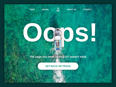 404 page - Daily UI #008 404 daily ui error not found oops page ui ux