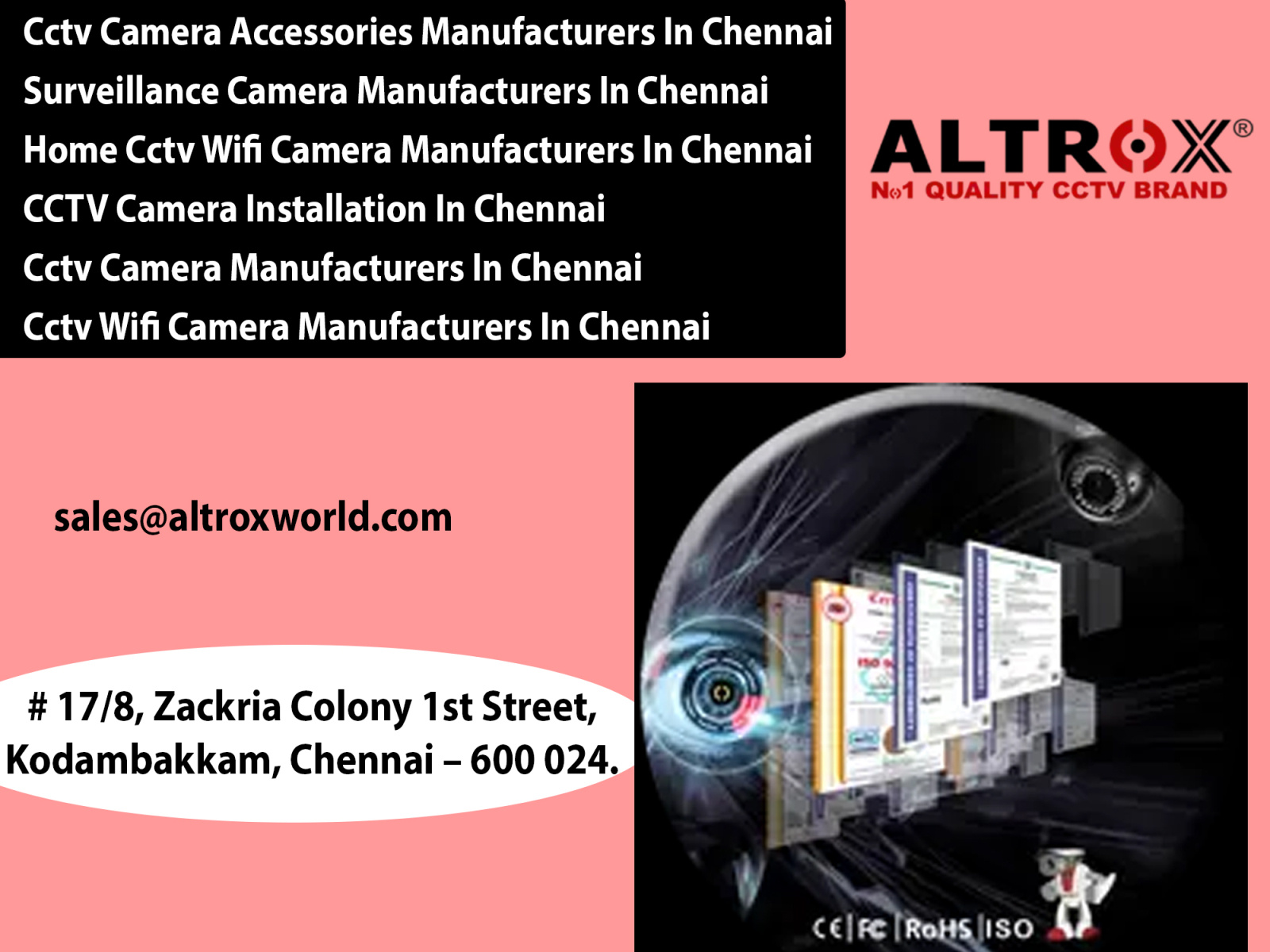 Surveillance Camera Manufacturers In Chennai by Tirupati tour Packages
