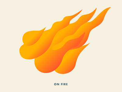 On Fire fire illustration