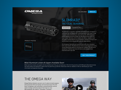 Omega Product Page