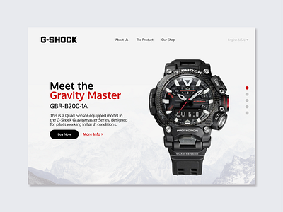 Introducing Landing Page For Cool Watch interface landing page ui ux website