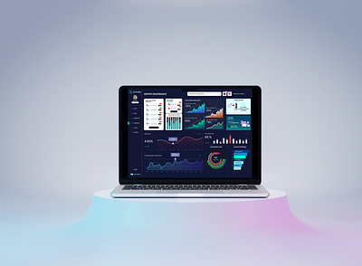 Admin Dashboard mockup 01 app branding design graphic design illustration logo typography ui ux vector