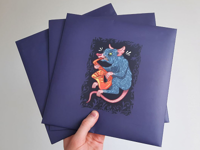 Jazz Rat art illustration print