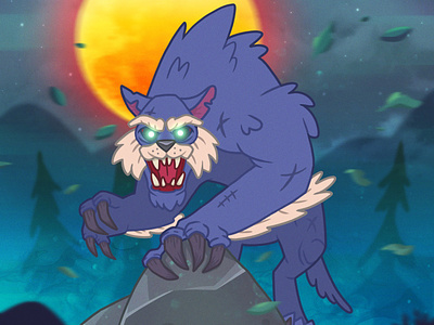 Werewolf • Bestiarium art character creature illustration