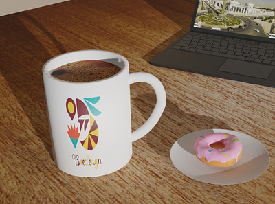 Beedesign 3D mug 3d 3d mug beedesign mug mug design