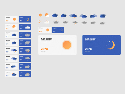 Weather status set beedesign weather weather status design weather status set