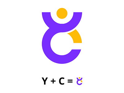 Y and C letters beedesign logo y and c yc yc logo